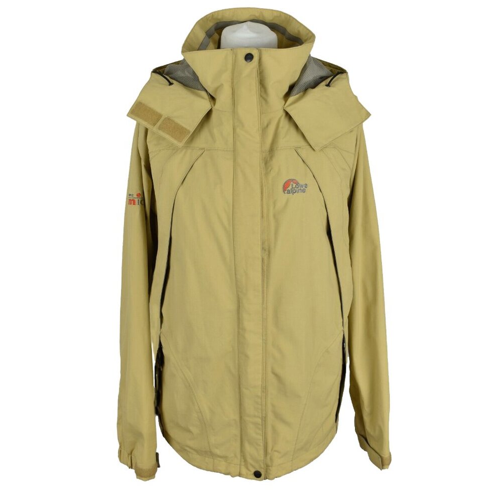NEW Lowe Alpine Trail Blaze Jacket! M Tan Triple Point Mica Waterproof Mesh Line